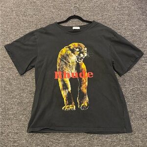 Rhude Black Graphic T-Shirt Men’s XL
